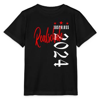 Realschule Abschluss 2024 Realschulabschluss 2024 - Stanley/Stella Kinder T-Shirt MINI CREATOR  - Schwarz - Vorne - Mikhail (115cm)
