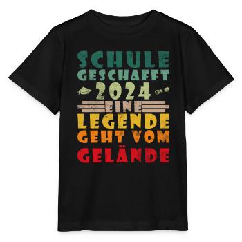Abschlussklasse 2024 | Schulabschluss | Schüler - Stanley/Stella Kinder T-Shirt MINI CREATOR  - Schwarz - Vorne - Mikhail (115cm)