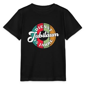 15 Dienstjahre Firmenjubiläum 15 Jahre - Stanley/Stella Kinder T-Shirt MINI CREATOR  - Schwarz - Vorne - Mikhail (115cm)