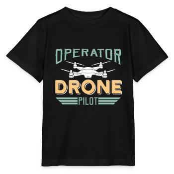 Drone Pilot Drone Drone Pilot - Stanley/Stella MINI CREATOR Kids’ T-Shirt - black - Front - Mikhail (115cm)