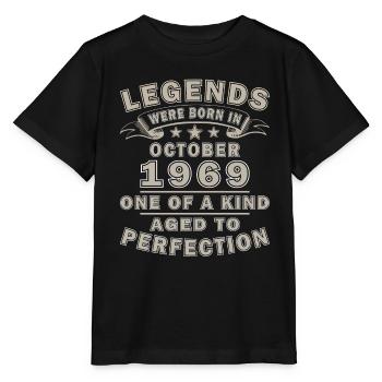 1969 October 1969 Jubilee October 1969 - Stanley/Stella MINI CREATOR Kids’ T-Shirt - black - Front - Mikhail (115cm)