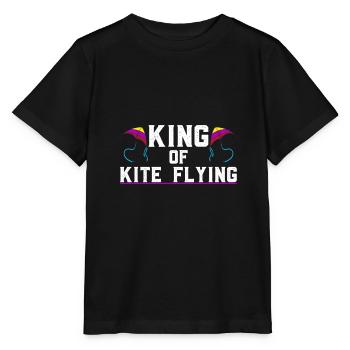 Kite Flying Kite Flying - Stanley/Stella MINI CREATOR Kids’ T-Shirt - black - Front - Mikhail (115cm)