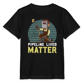 Welder Welding Welding Retro - Stanley/Stella MINI CREATOR Kids’ T-Shirt - black - Front - Mikhail (115cm)