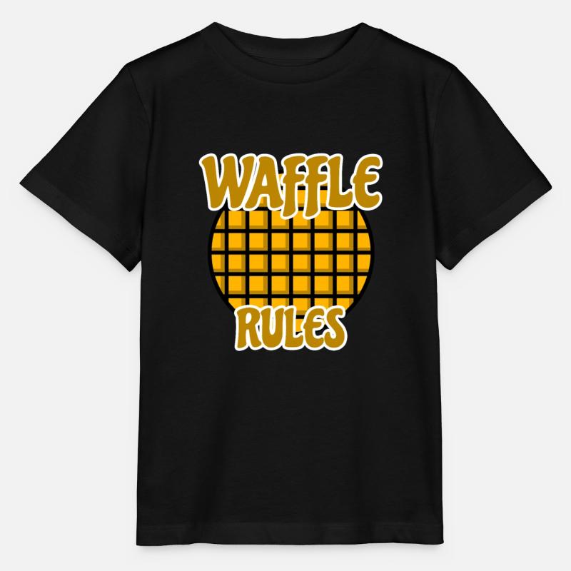 Waffel - Stanley/Stella Kinder T-Shirt MINI CREATOR  - Schwarz
