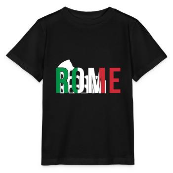 Colosseum Italy Rome - Stanley/Stella MINI CREATOR Kids’ T-Shirt - black - Front - Mikhail (115cm)