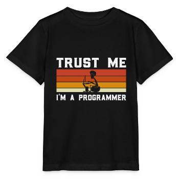 Débogage Programmeur Informatique Informatique Nerd - T-shirt bio MINI CREATOR Stanley/Stella Enfant - noir - Devant - Mikhail (115cm)