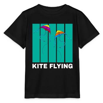 Cerf-volant Dicton cerf-volant Cadeau - T-shirt bio MINI CREATOR Stanley/Stella Enfant - noir - Devant - Mikhail (115cm)