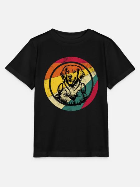 Golden Retriever - Stanley/Stella Kinder T-Shirt MINI CREATOR - Schwarz