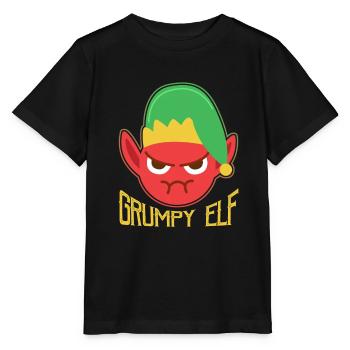 Elfe en colère - T-shirt bio MINI CREATOR Stanley/Stella Enfant - noir - Devant - Mikhail (115cm)