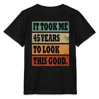 45 ans d’anniversaire Idée cadeau Homme Femme Divers - T-shirt bio MINI CREATOR Stanley/Stella Enfant - noir - Devant - Mikhail (115cm)