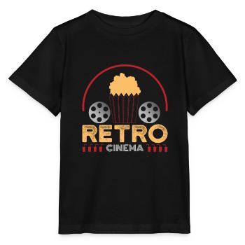 cinéma film film bobine téléfilm star rétro - T-shirt bio MINI CREATOR Stanley/Stella Enfant - noir - Devant - Mikhail (115cm)