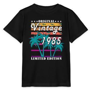 1985 Geburtstag 1985 Jahrgang 1985 Geburtstag - Stanley/Stella Kinder T-Shirt MINI CREATOR  - Schwarz - Vorne - Mikhail (115cm)