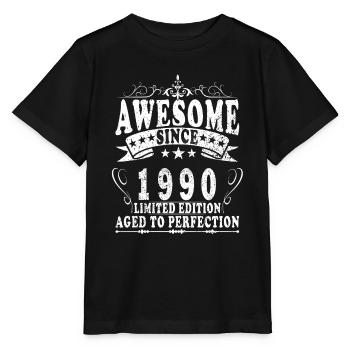 1990 Anniversaire 1990 Cru 1990 Anniversaire - T-shirt bio MINI CREATOR Stanley/Stella Enfant - noir - Devant - Mikhail (115cm)