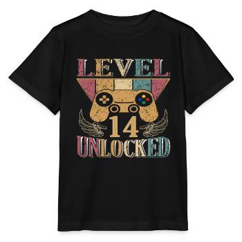 14. Geburtstag Gamer 14 Jahre - Stanley/Stella Kinder T-Shirt MINI CREATOR  - Schwarz - Vorne - Mikhail (115cm)