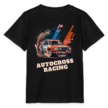 Autocross Stockcar - Stanley/Stella Kinder T-Shirt MINI CREATOR  - Schwarz - Vorne - Mikhail (115cm)