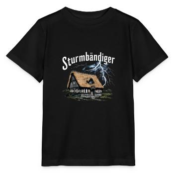 Amateurs d’orage Nuit d’orage Maison de campagne - T-shirt bio MINI CREATOR Stanley/Stella Enfant - noir - Devant - Mikhail (115cm)