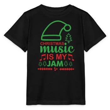 Weihnachtsmusik ist meine Marmelade - Stanley/Stella Kinder T-Shirt MINI CREATOR  - Schwarz - Vorne - Mikhail (115cm)