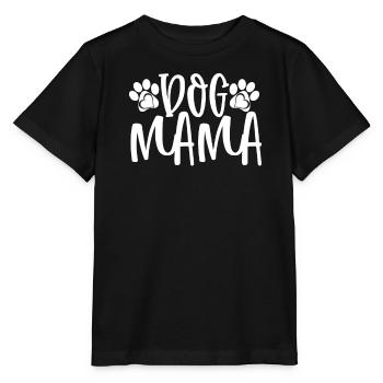 Maman chien - T-shirt bio MINI CREATOR Stanley/Stella Enfant - noir - Devant - Mikhail (115cm)