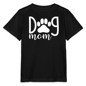 Dog mom - Stanley/Stella MINI CREATOR Kids’ T-Shirt - black - Front - Mikhail (115cm)