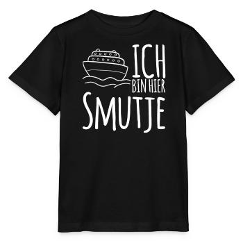 I'm here Smutje - Stanley/Stella MINI CREATOR Kids’ T-Shirt - black - Front - Mikhail (115cm)