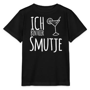 Ich bin hier Smutje - Koch Segeln Motivation - Stanley/Stella Kinder T-Shirt MINI CREATOR  - Schwarz - Vorne - Mikhail (115cm)