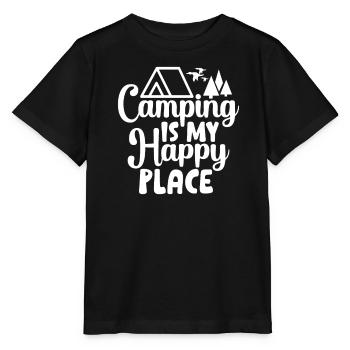 Urlaub Naturliebhaber Camping lustiger Spruch - Stanley/Stella Kinder T-Shirt MINI CREATOR  - Schwarz - Vorne - Mikhail (115cm)
