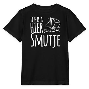 Ich bin hier Smutje - Stanley/Stella Kinder T-Shirt MINI CREATOR  - Schwarz - Vorne - Mikhail (115cm)