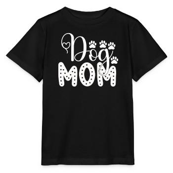 Maman chien - T-shirt bio MINI CREATOR Stanley/Stella Enfant - noir - Devant - Mikhail (115cm)