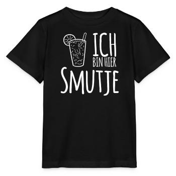 Ich bin hier Smutje - Stanley/Stella Kinder T-Shirt MINI CREATOR  - Schwarz - Vorne - Mikhail (115cm)