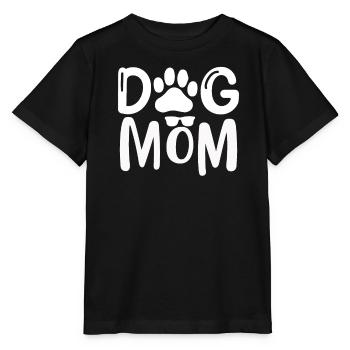 Maman chien - T-shirt bio MINI CREATOR Stanley/Stella Enfant - noir - Devant - Mikhail (115cm)