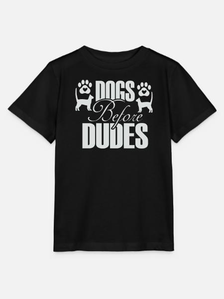 Hunde vor Kerlen - Stanley/Stella Kinder T-Shirt MINI CREATOR - Schwarz