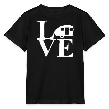 Urlaub Naturliebhaber Camping lustiger Spruch - Stanley/Stella Kinder T-Shirt MINI CREATOR  - Schwarz - Vorne - Mikhail (115cm)