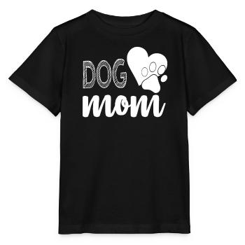 Maman chien - T-shirt bio MINI CREATOR Stanley/Stella Enfant - noir - Devant - Mikhail (115cm)