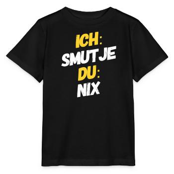 Ich Smutje Du Nix - Koch Segeln Motivation - Stanley/Stella MINI CREATOR Kids’ T-Shirt - black - Front - Mikhail (115cm)