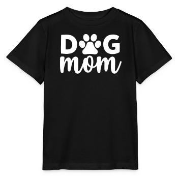 Maman chien - T-shirt bio MINI CREATOR Stanley/Stella Enfant - noir - Devant - Mikhail (115cm)