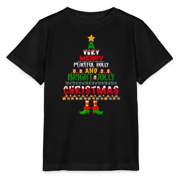 Ugly Christmas Tree Ugly Christmas - Stanley/Stella MINI CREATOR Kids’ T-Shirt - black - Front - Mikhail (115cm)
