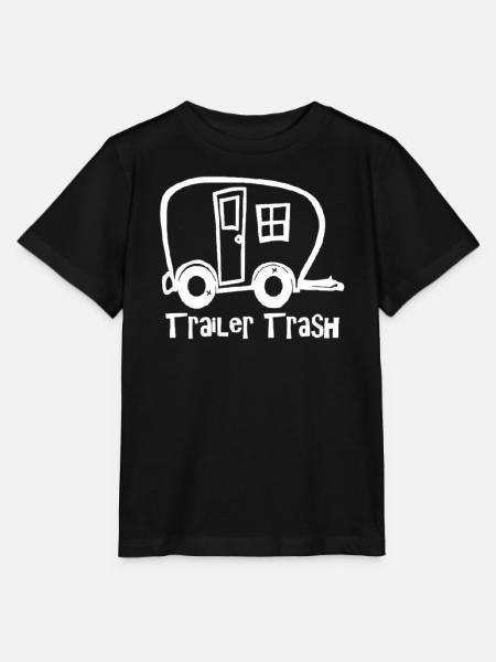 Wohnwagen Abschaum Wandern - Stanley/Stella Kinder T-Shirt MINI CREATOR - Schwarz