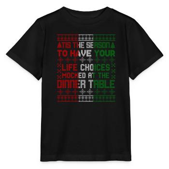 DIE JAHRESZEIT, DER LEBENSENTSCHEIDUNGEN - Stanley/Stella Kinder T-Shirt MINI CREATOR  - Schwarz - Vorne - Mikhail (115cm)
