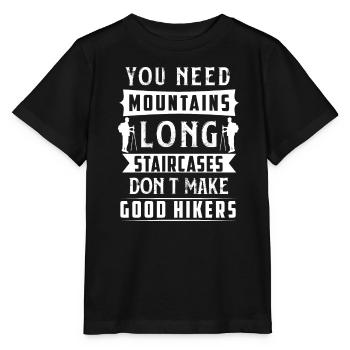 Urlaub Naturliebhaber Camping lustiger Spruch - Stanley/Stella Kinder T-Shirt MINI CREATOR  - Schwarz - Vorne - Mikhail (115cm)