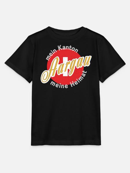 Meine Heimat Aargau Geschenk - Stanley/Stella Kinder T-Shirt MINI CREATOR - Schwarz