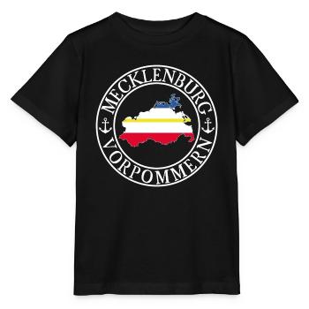 Mecklembourg-Poméranie occidentale - T-shirt bio MINI CREATOR Stanley/Stella Enfant - noir - Devant - Mikhail (115cm)