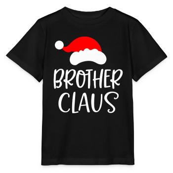 Bruder Bros Weihnachtsmann Lustig T-Shirt - Stanley/Stella Kinder T-Shirt MINI CREATOR  - Schwarz - Vorne - Mikhail (115cm)