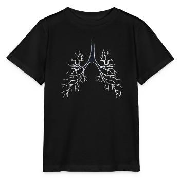 Bronchien Lunge - Stanley/Stella Kinder T-Shirt MINI CREATOR  - Schwarz - Vorne - Mikhail (115cm)
