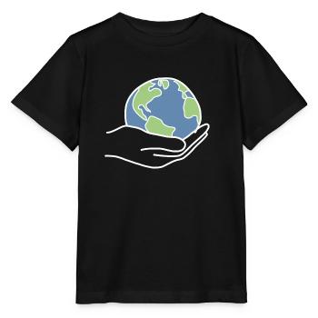 Changement climatique Changement climatique - T-shirt bio MINI CREATOR Stanley/Stella Enfant - noir - Devant - Mikhail (115cm)