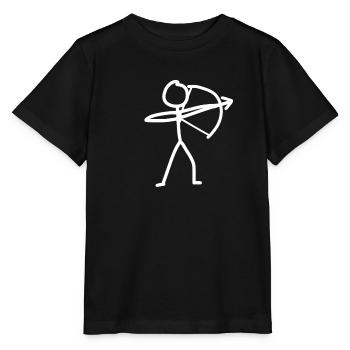 Bow - Stanley/Stella MINI CREATOR Kids’ T-Shirt - black - Front - Mikhail (115cm)