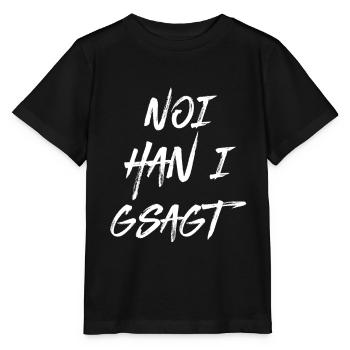 Noi han i gsagt Schwaben Schwabe spätzle Ländle - Stanley/Stella Kinder T-Shirt MINI CREATOR  - Schwarz - Vorne - Mikhail (115cm)