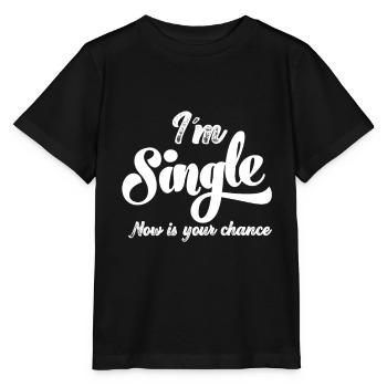 Bin Célibataire Célibataire Célibataire Statut relationnel - T-shirt bio MINI CREATOR Stanley/Stella Enfant - noir - Devant - Mikhail (115cm)