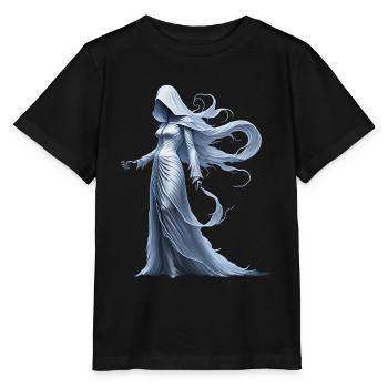 Gruseliges Halloween-partykostüm Banshee - T-shirt bio MINI CREATOR Stanley/Stella Enfant - noir - Devant - Mikhail (115cm)