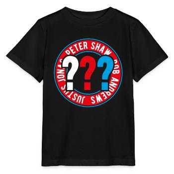 Die Drei ??? Kids Logo - Stanley/Stella Kinder T-Shirt MINI CREATOR  - Schwarz - Vorne - Mikhail (115cm)