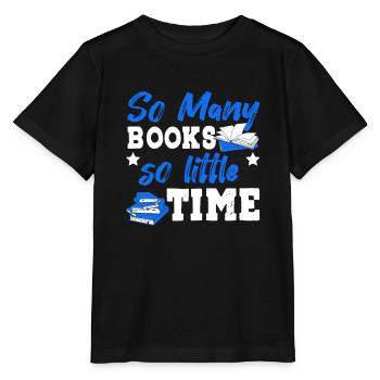 Many Livres Petit Temps Livres Bibliotek Chapitre - T-shirt bio MINI CREATOR Stanley/Stella Enfant - noir - Devant - Mikhail (115cm)